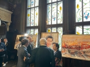 Выставка портрета Си Цзиньпина на Директорской Ложе в музее дома Смирнова
